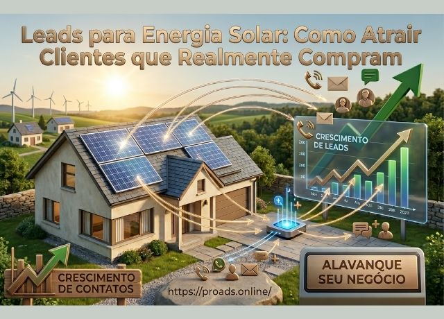 Leads para Energia Solar Como Atrair Clientes que Realmente Compram